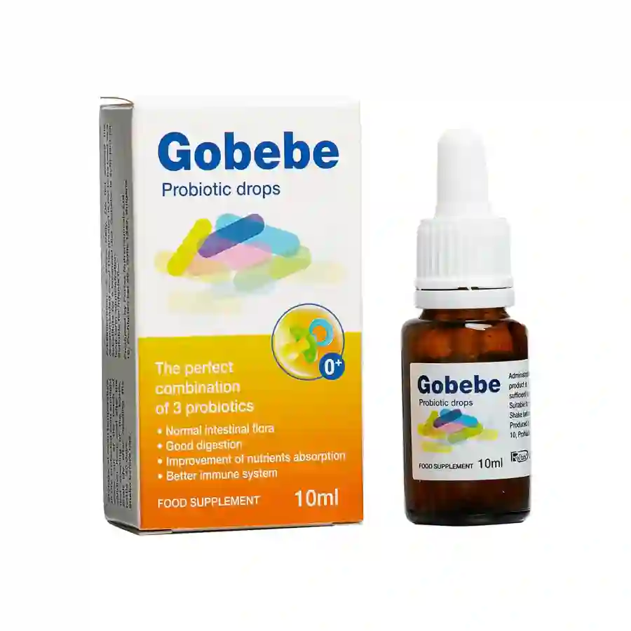 Men vi sinh GOBEBE - Bổ sung vi khuẩn lợi ích Hộp 10ml