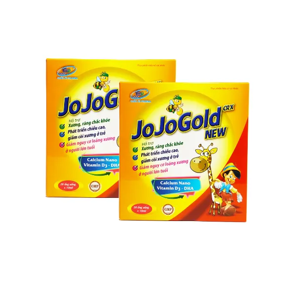 SIRO BỔ SUNG CANXI HỮU CƠ, CANXI NANO JOJOGOLD 