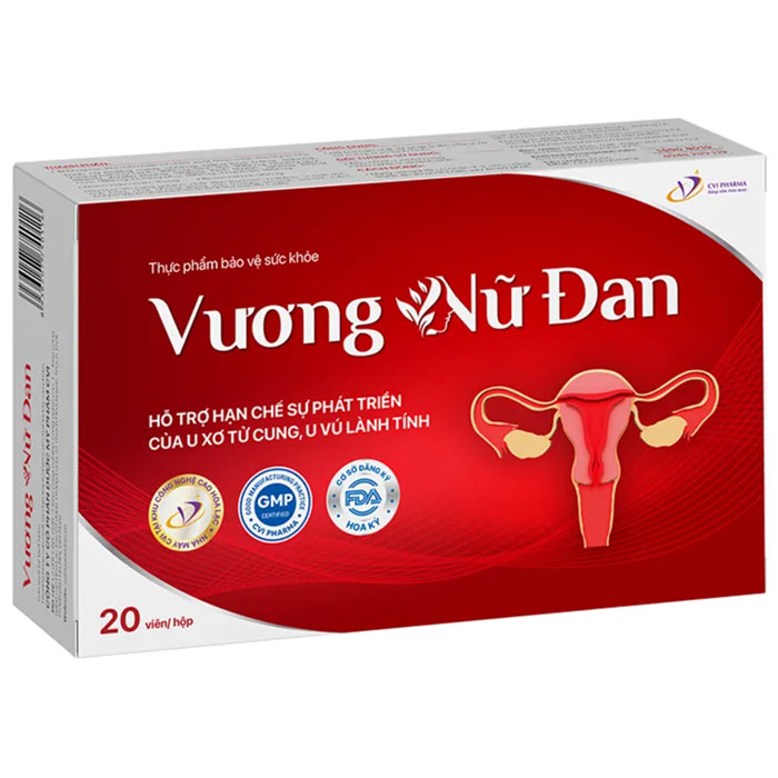 Vương Nữ Đan, hỗ trợ hạn chế sự phát triển của u xơ tử cung