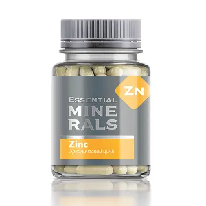 Kẽm Siberian – Essential Minerals Zinc (Lọ 60 viên)
