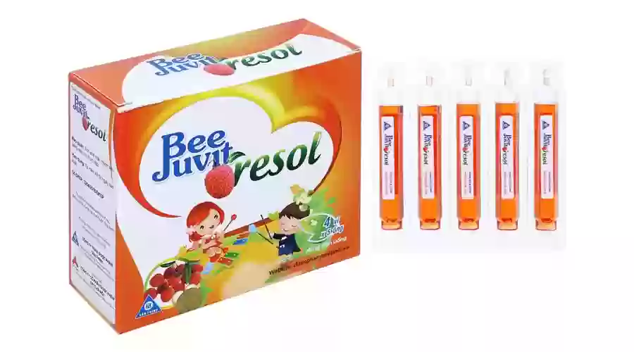 Dung dịch Beejuvit Oresol ống giúp bổ sung nước, chất điện giải 