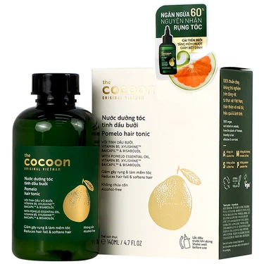 Nước dưỡng tóc tinh dầu bưởi Cocoon giảm gãy rụng và làm mềm tóc (140ml)