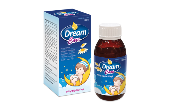 Hỗ trợ giúp bé dễ ngủ, ngủ sâu giấc Dream Care