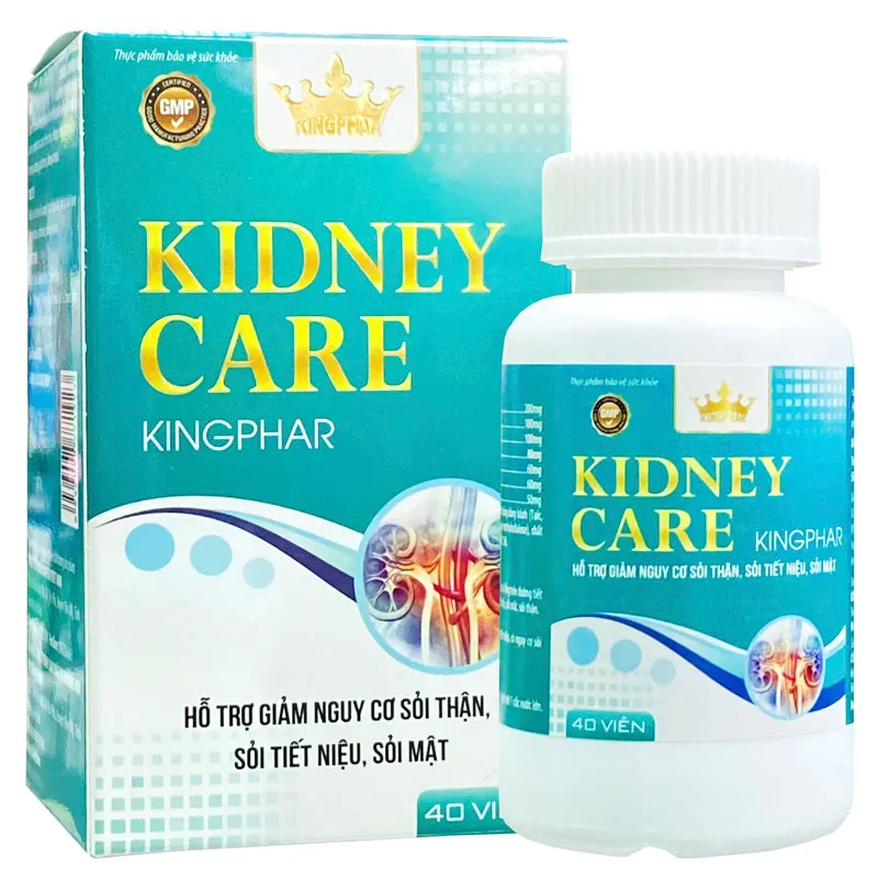 Kidney Care Kingphar, hỗ trợ tăng cường đào thải các chất cặn lắng trên đường tiết niệu