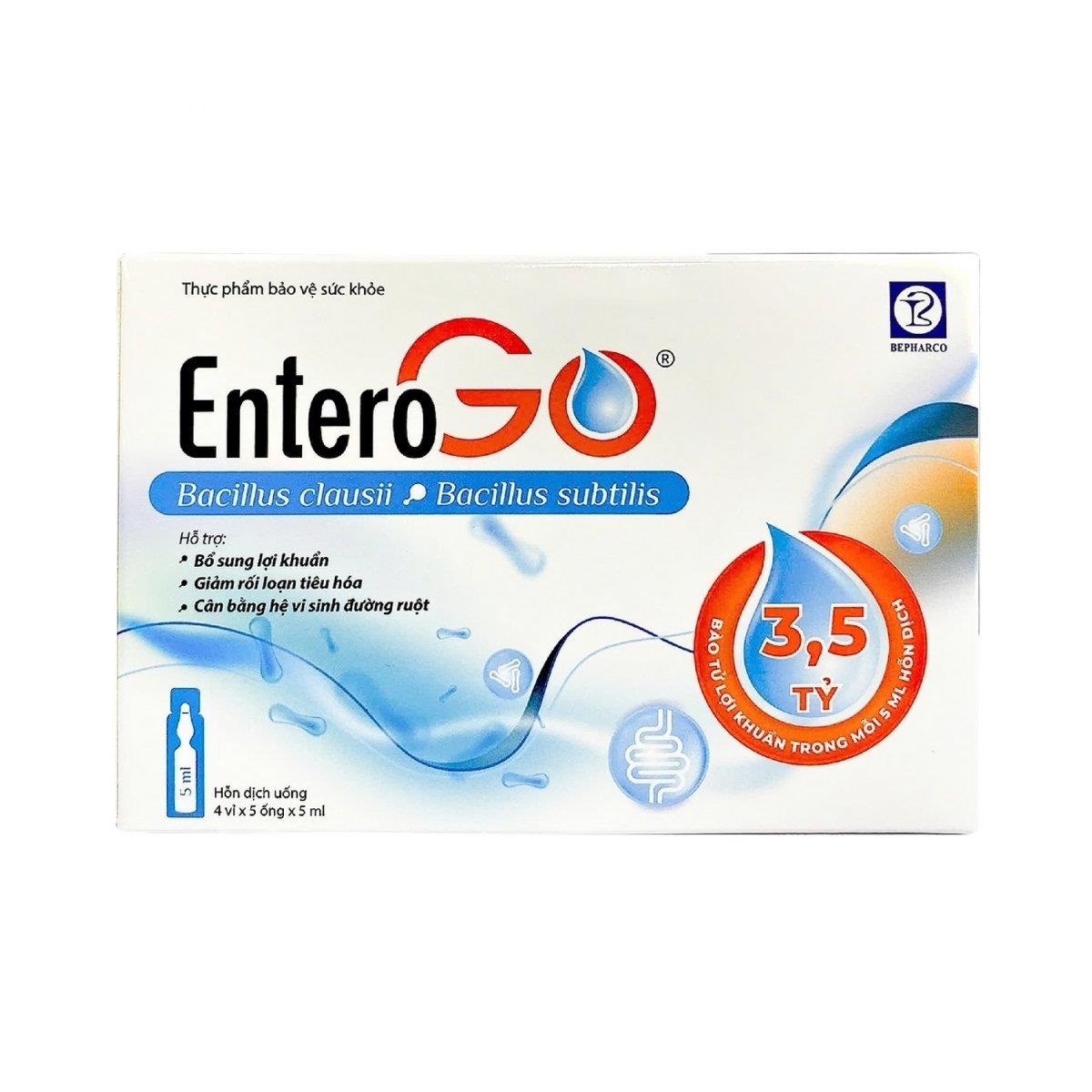 Men vi sinh Enterogo bổ sung lợi khuẩn, cân bằng hệ vi sinh đường ruột